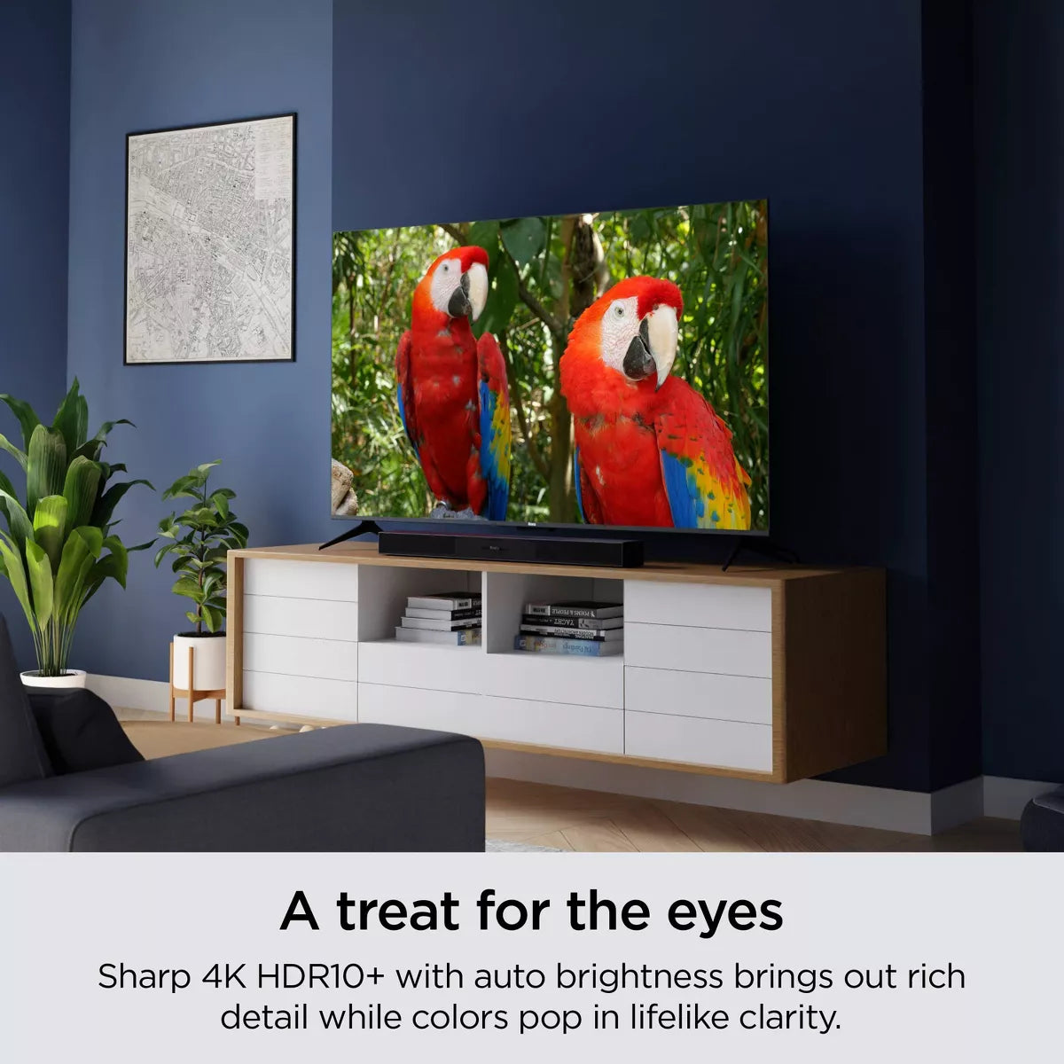 Roku 50" Select Series 4K HDR Smart Roku TV with Roku TV Remote