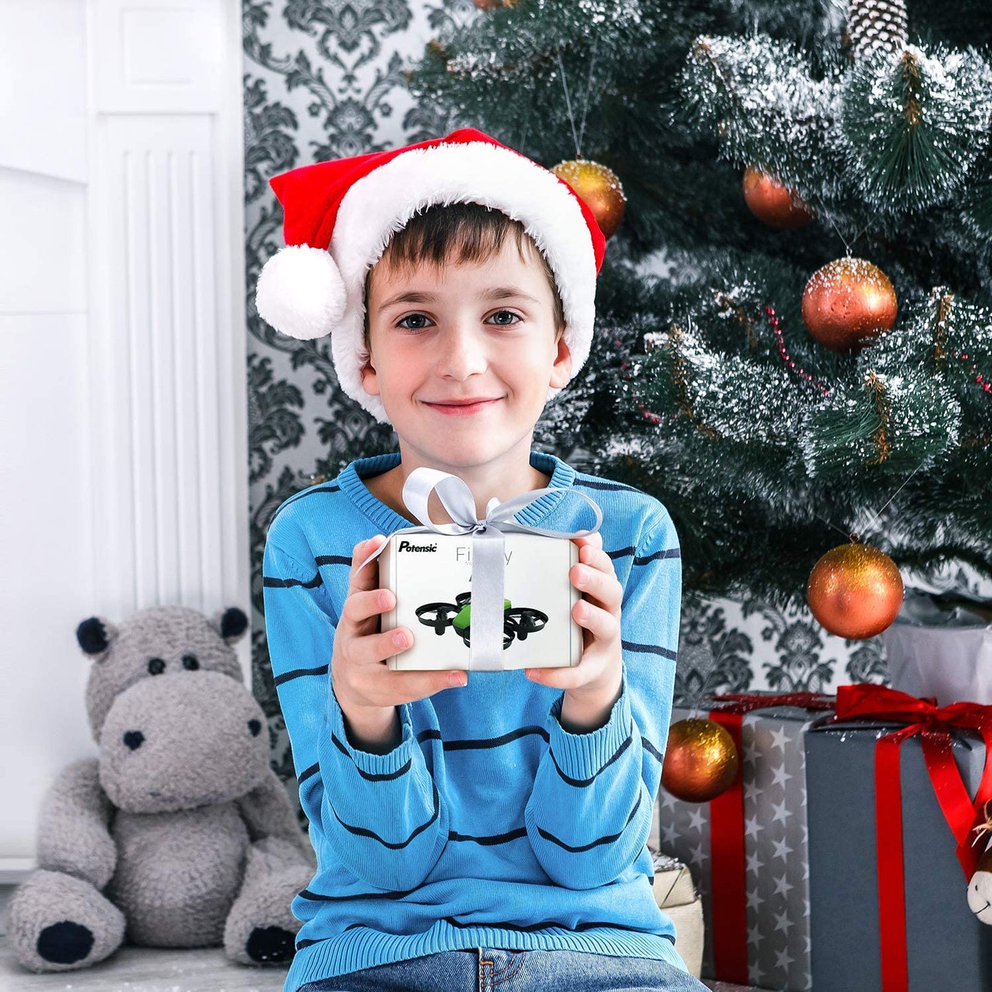 Upgraded A20 Mini Drone Easy to Fly Even to Kids and Beginners, RC Helicopter Quadcopter with Auto Hovering, Headless Mode, 3 Batteries and Remote Control, Gift Choice for Boys and Girls