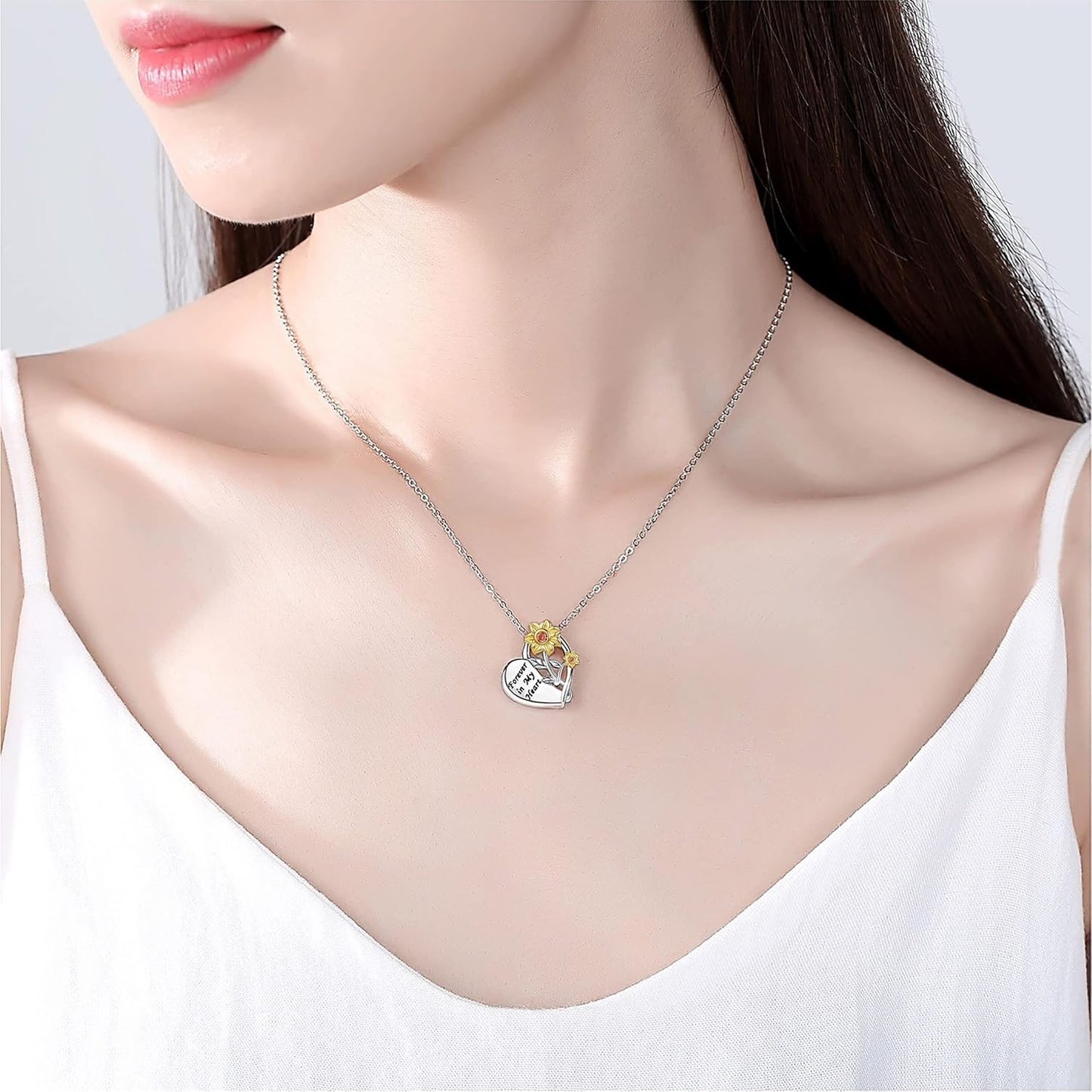 Sterling Silver Urn Neckalce for Ashes for Women: Cremation Jewelry for Women - Ashes Keepsake Pendant Memorial Jewelry Gifts for a Loss of Loved Ones