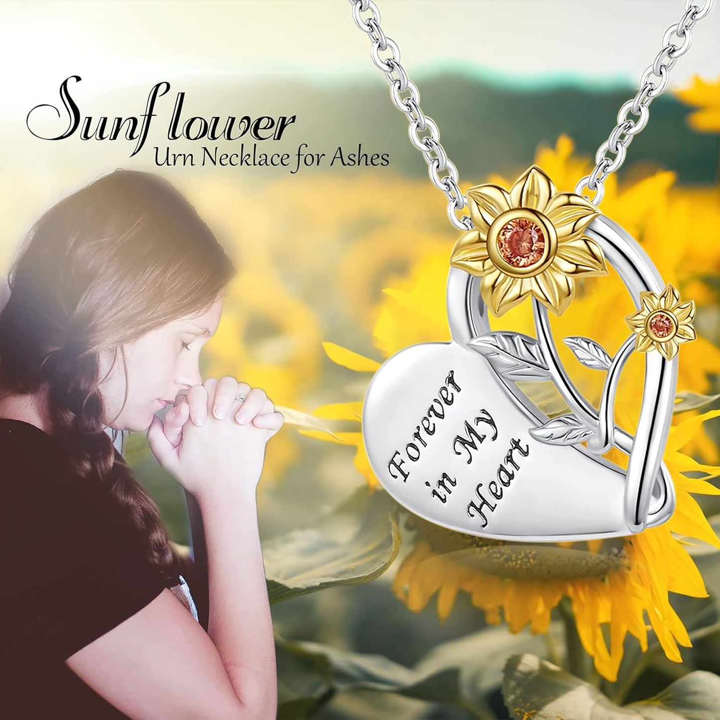 Sterling Silver Urn Neckalce for Ashes for Women: Cremation Jewelry for Women - Ashes Keepsake Pendant Memorial Jewelry Gifts for a Loss of Loved Ones