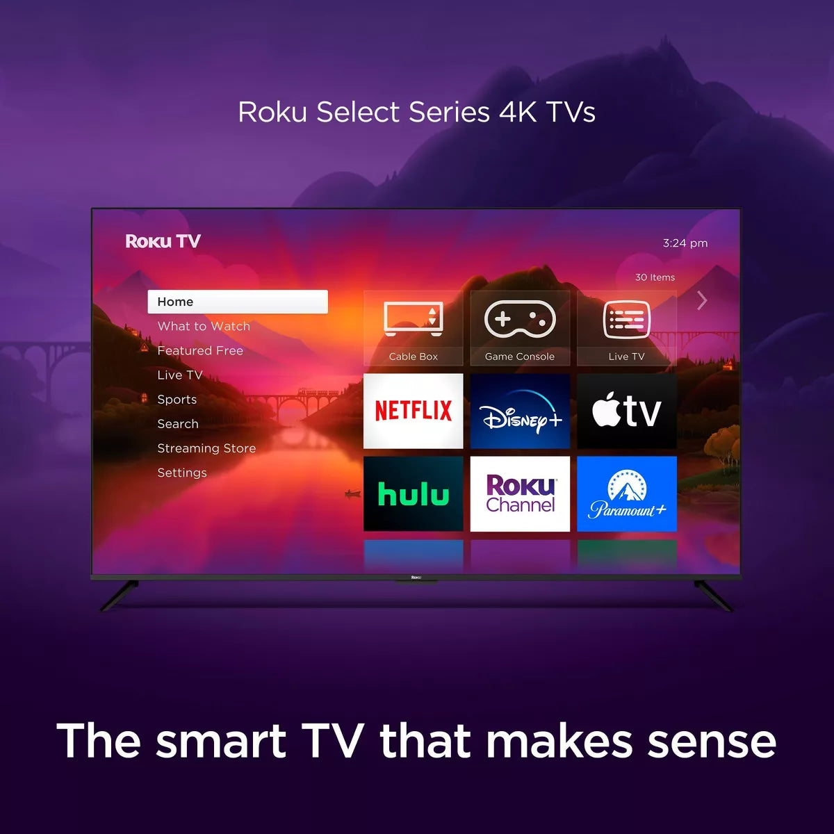 Roku 50" Select Series 4K HDR Smart Roku TV with Roku TV Remote