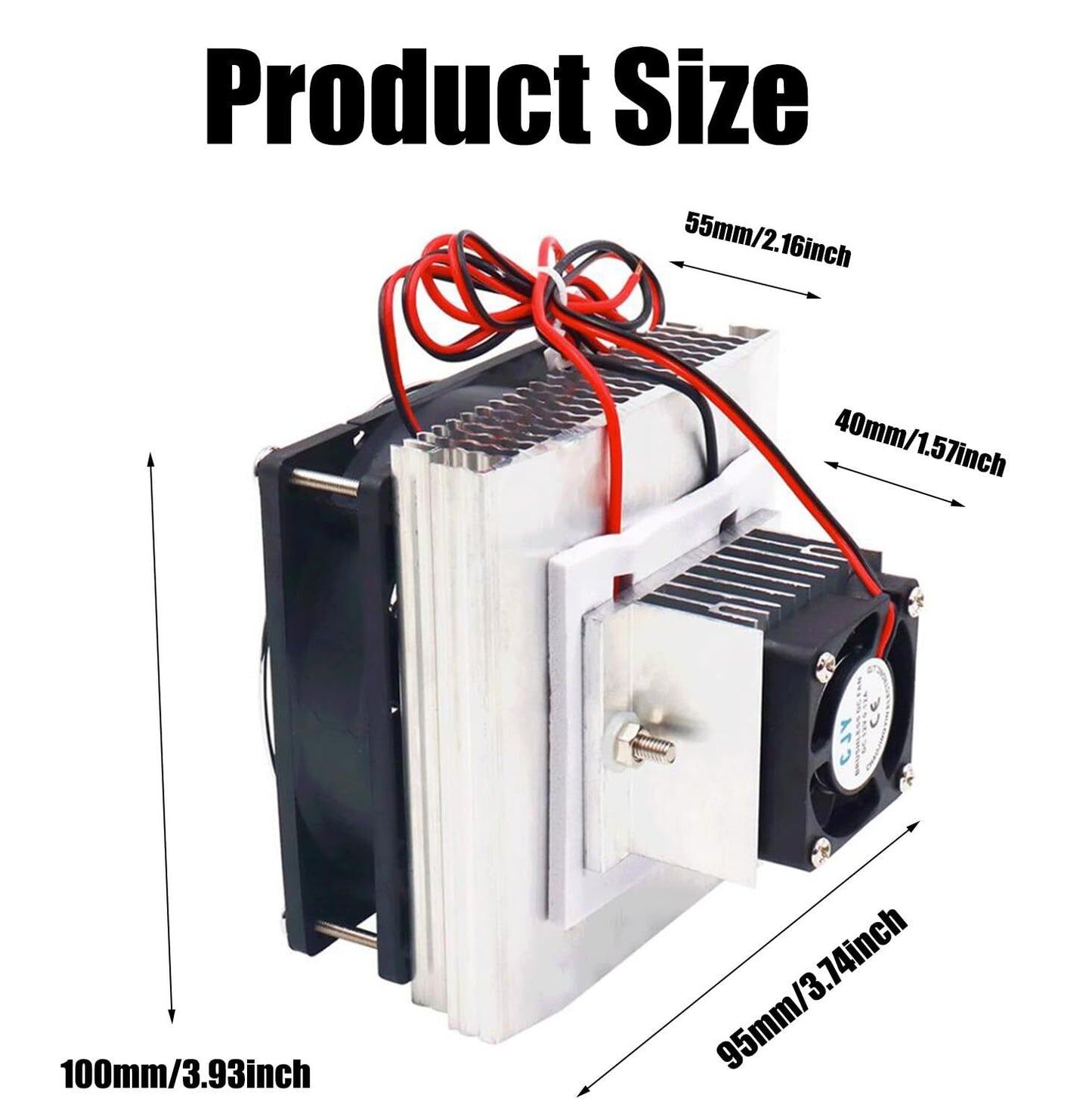 Mini Air Conditioner DC 12V DIY Thermoelectric Peltier Refrigeration Cooling ...