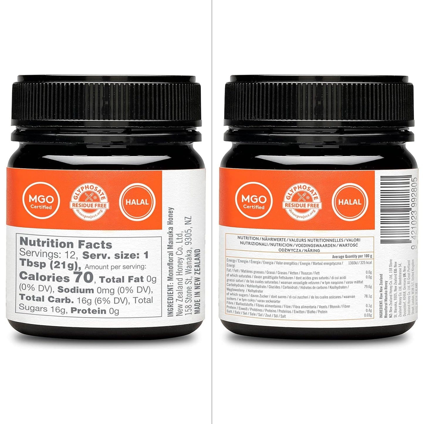 . Raw Manuka Honey UMF 10+ | MGO 263+, 8.8Oz / 250G | Organic Medical Grade Manuka Honey for Daily Wellness, Skin Care & Dogs