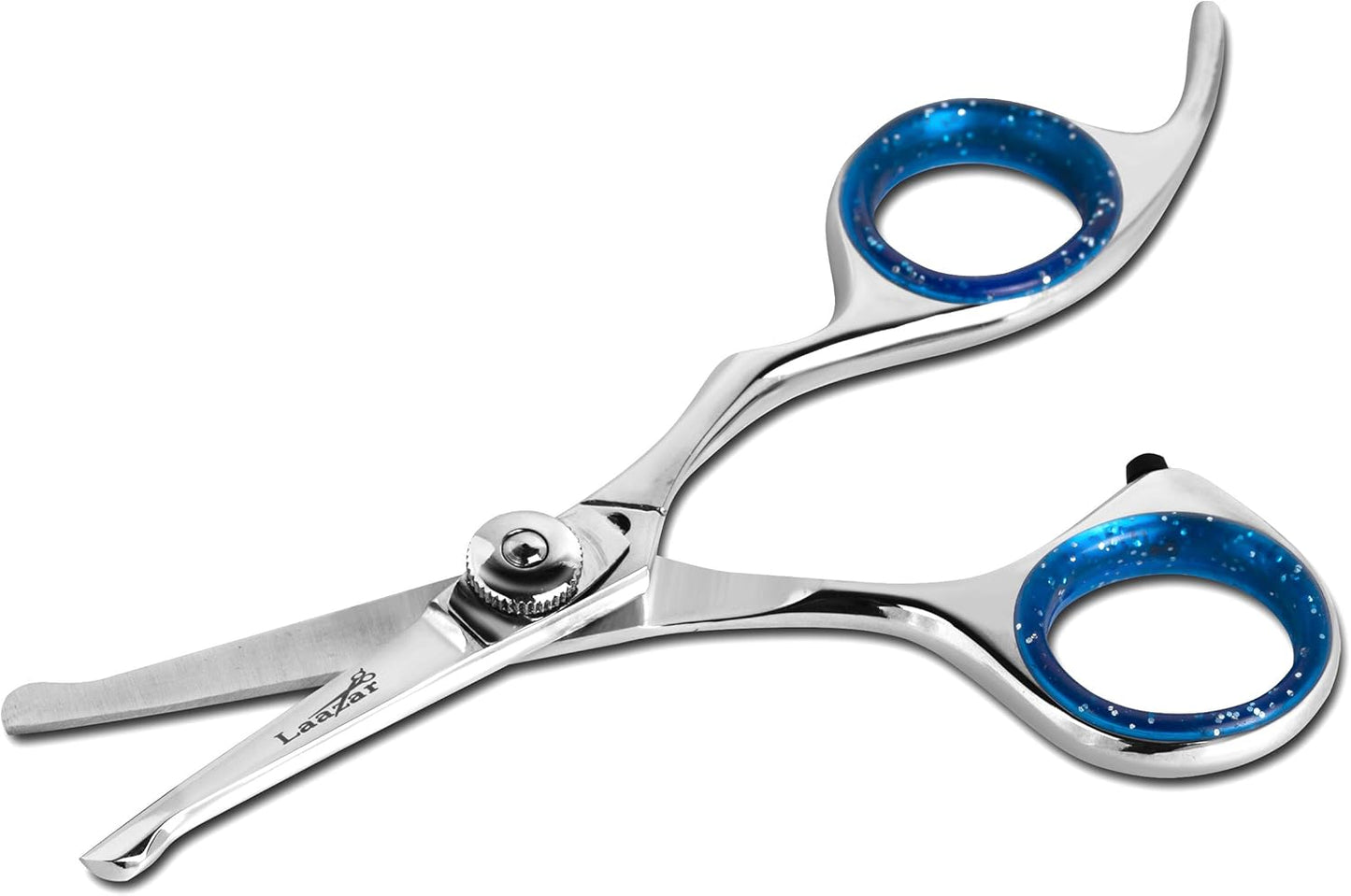 Straight Dog Grooming Scissors - Comfortable around the Eyes Cat & Dog Scissors | Blunt Dog Trimming Scissors| Premium Stainless Steel | Grooming Scissors for Dogs - Dog Hair Scissors