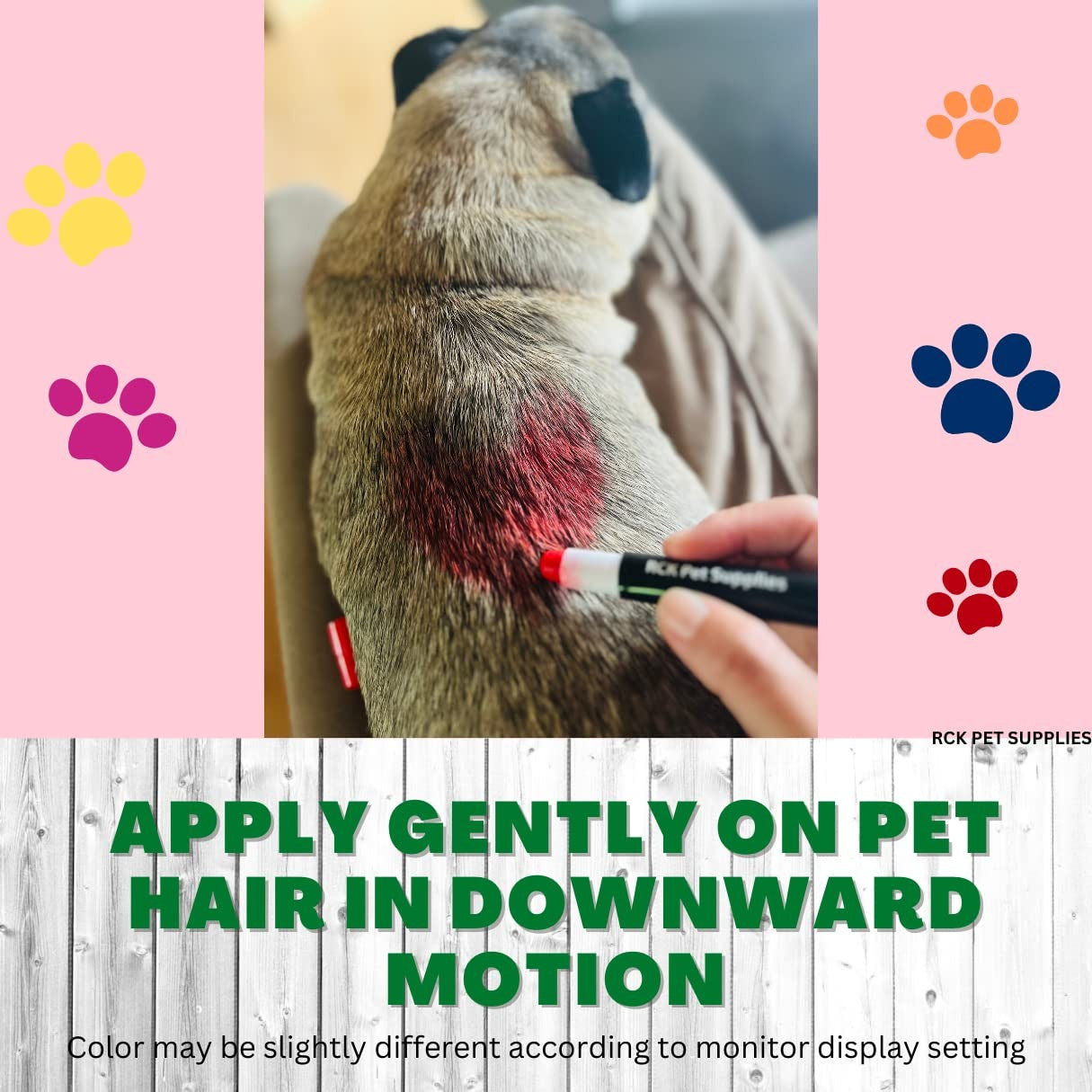 10 Colors Washable Pet Hair Dye Fur Paint for Dog Cat Marking Painting