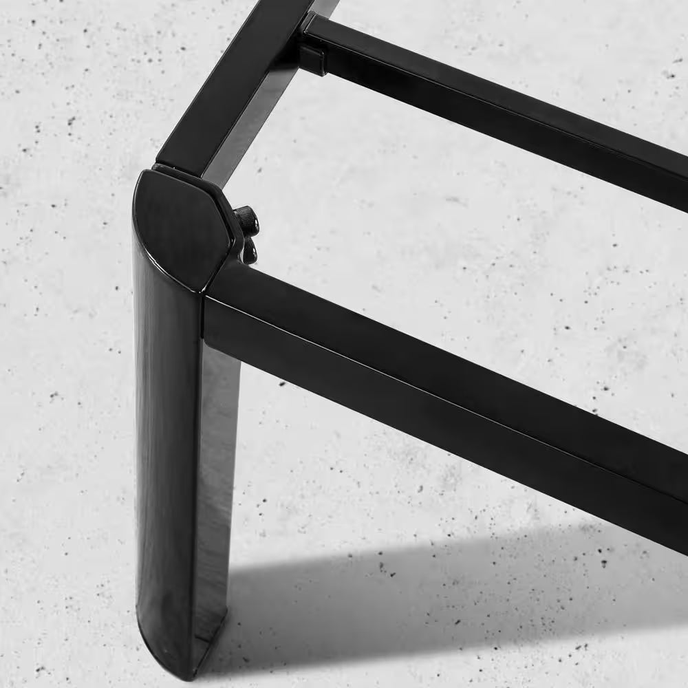 Van 16 Inch Metal Platform Bed Frame with Steel Slat Support, King