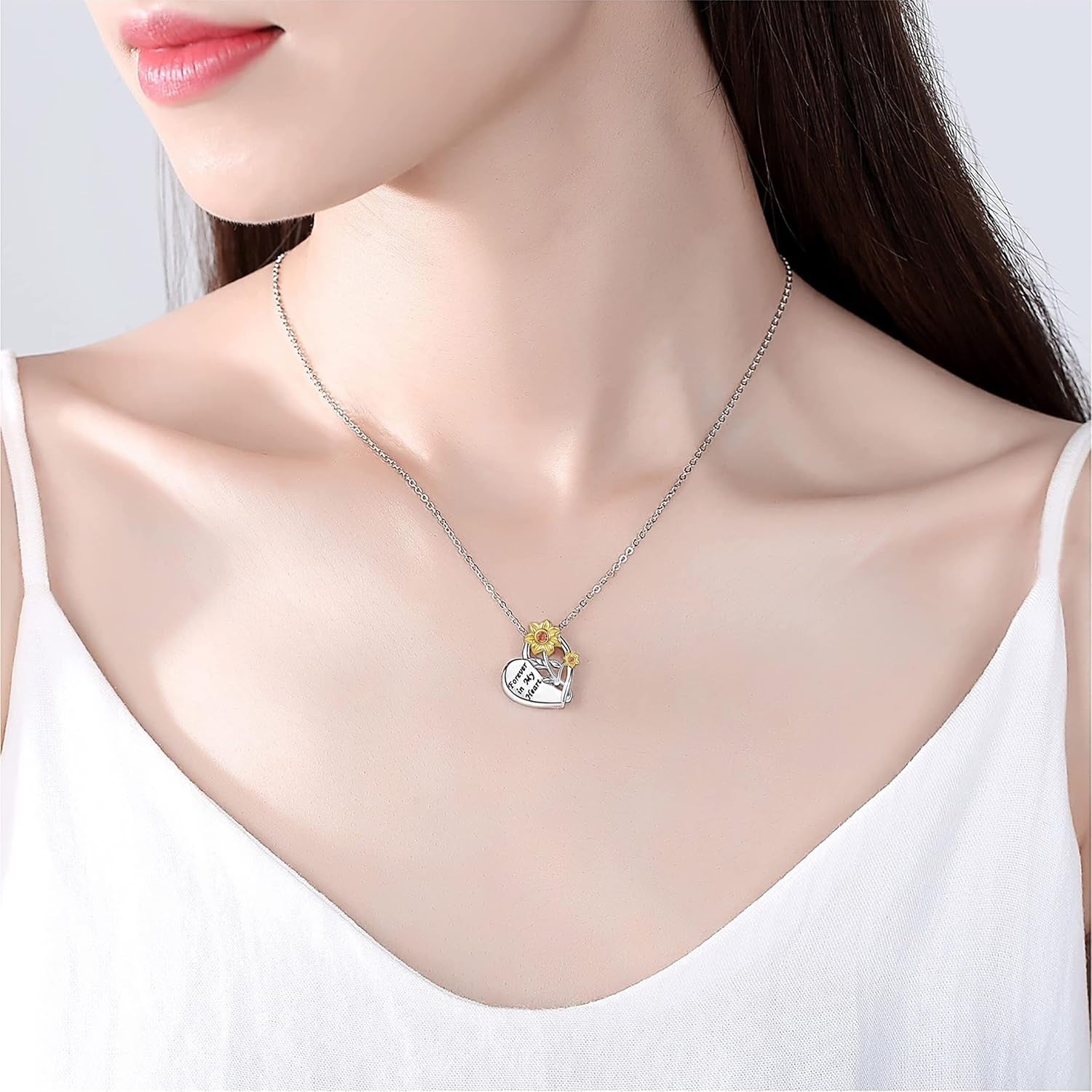 Sterling Silver Urn Neckalce for Ashes for Women: Cremation Jewelry for Women - Ashes Keepsake Pendant Memorial Jewelry Gifts for a Loss of Loved Ones