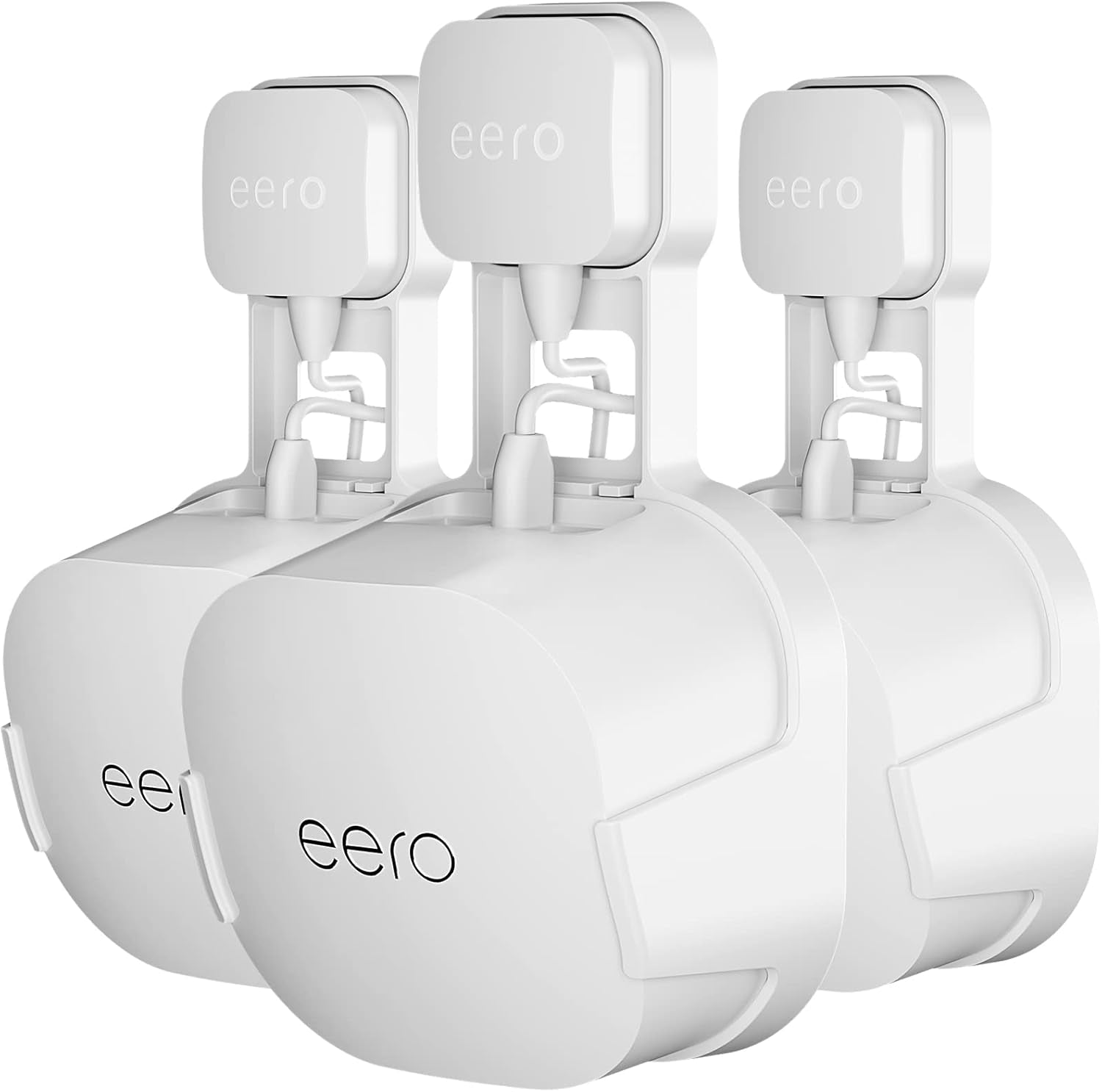 Outlet Wall Mount Holder for Eero 6 or Eero 6+ Mesh Wi-Fi System (3 Pack)