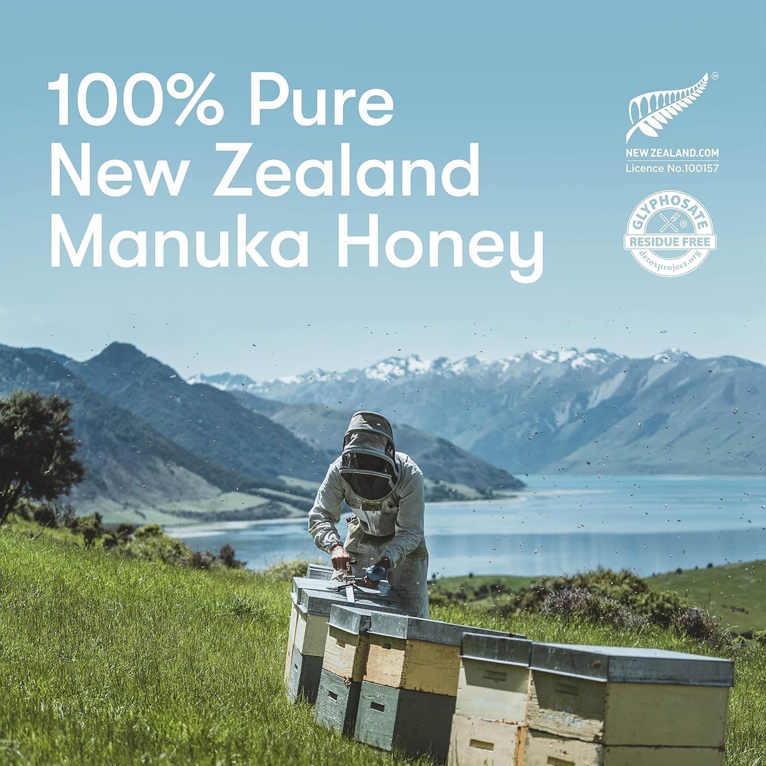 . Raw Manuka Honey UMF 10+ | MGO 263+, 8.8Oz / 250G | Organic Medical Grade Manuka Honey for Daily Wellness, Skin Care & Dogs
